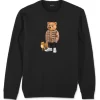 Baron Filou Donna Felpe | Felpe-FILOU ORGANIC PULLOVER Nero Nero
