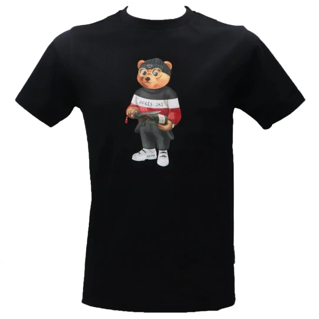 filou_organic_tshirt_nero_0.webp Baron Filou Donna T-Shirt | T-Shirt-FILOU ORGANIC T-SHIRT Nero Nero