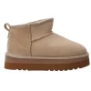 Gold&Gold Donna Stivaletti E Stivali-FL241 suede Beige