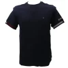 Tommy Hilfiger Uomo T-Shirt-FLAG CUFF REGULAR TEE 34430 Blu