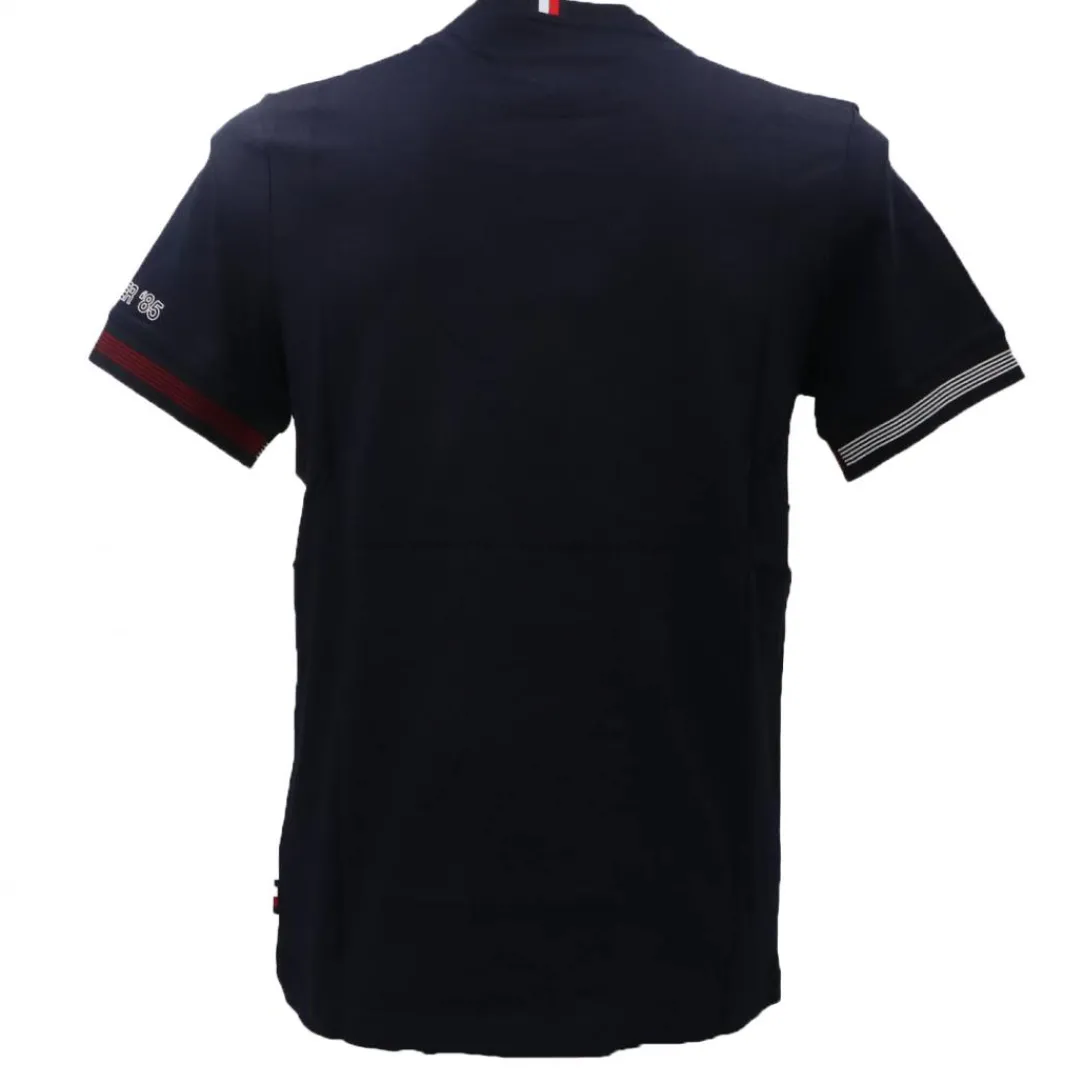 flag_cuff_regular_tee__bl_2.webp Tommy Hilfiger Uomo T-Shirt-FLAG CUFF REGULAR TEE 34430 Blu