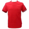 Tommy Hilfiger Uomo T-Shirt-FLAG CUFF REGULAR TEE 34430 Rosso