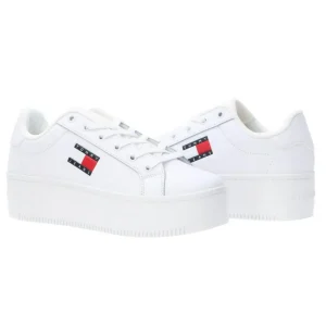 Tommy Hilfiger Donna Sneakers-FLATFORM ESS Bianco