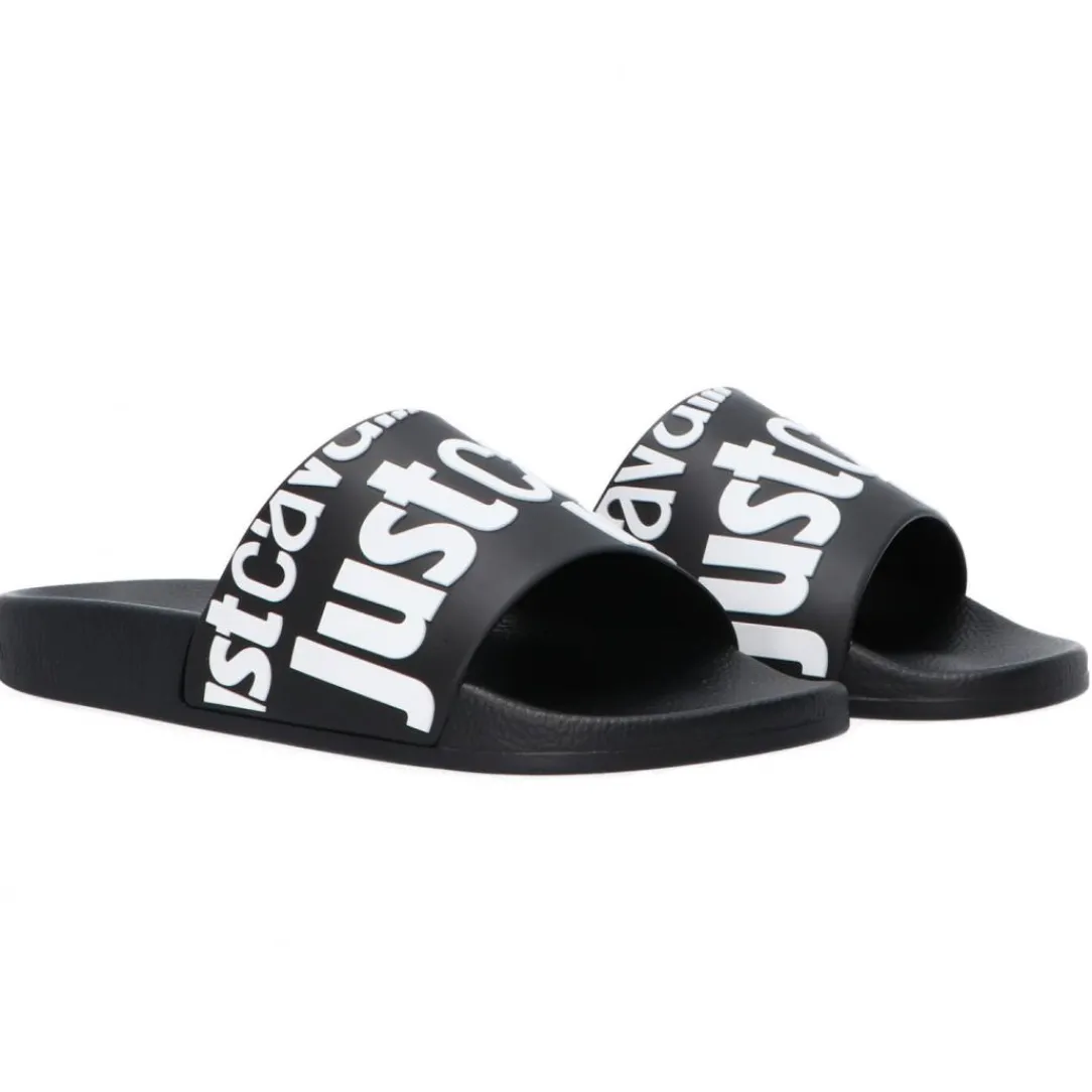 fondo_pool_dis_bianco_ner_1.webp Just Cavalli Donna Scarpe Mare | Scarpe Mare-FONDO POOL DIS.1 Bianco Nero
