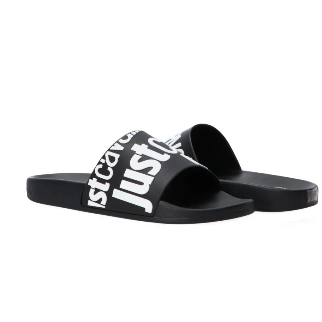 fondo_pool_dis_bianco_ner_2.webp Just Cavalli Donna Scarpe Mare | Scarpe Mare-FONDO POOL DIS.1 Bianco Nero