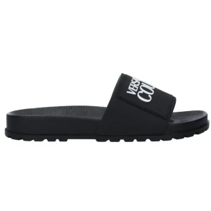 Versace Uomo Scarpe Mare-FONDO SLIDE DIS. SQ2 Nero