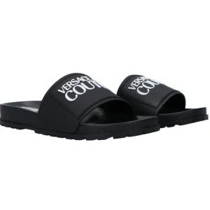 Versace Uomo Scarpe Mare-FONDO SLIDE DIS. SQ2 Nero