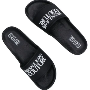 Versace Uomo Scarpe Mare-FONDO SLIDE DIS. SQ2 Nero