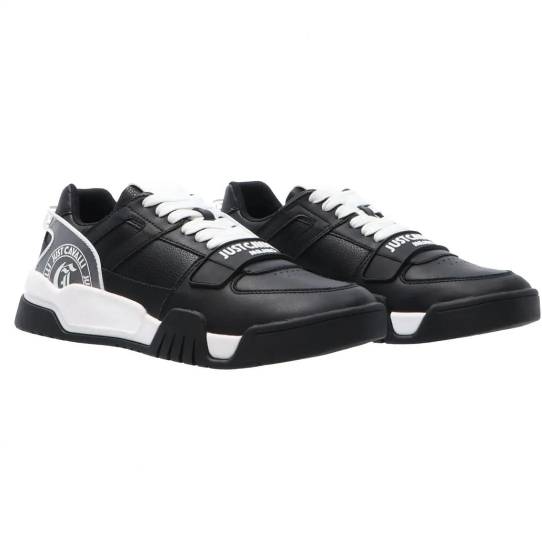 fondo_style_dis__grainy_n_1.webp Just Cavalli Uomo Sneakers-FONDO STYLE DIS. 3 GRAINY Nero