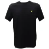 Lyle & Scott Uomo T-Shirt-FOOTBALL FOR ALL T-SHIRT Nero