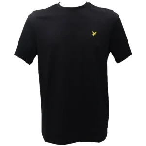 Lyle & Scott Uomo T-Shirt-FOOTBALL FOR ALL T-SHIRT Nero