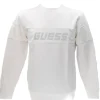 Guess Uomo Felpe-FOXGLOVE CN SWEATSHIRT Bianco