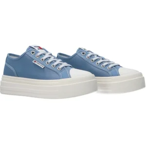 Tommy Hilfiger Donna Sneakers-FOXING FLATFORM Azzurro