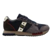 Blauer USA Uomo Sneakers-F3QUEENS01 WAX Blu