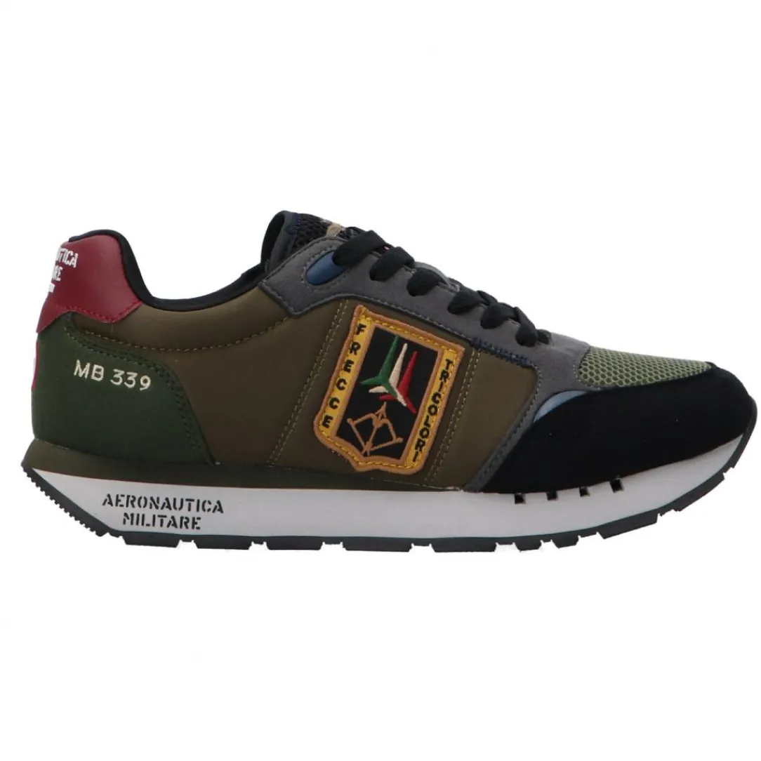 frecce_tricolore_scct__ve_0.webp Aereonautica Militare Uomo Sneakers-Frecce tricolore SC292CT3331 242 Verde scuro