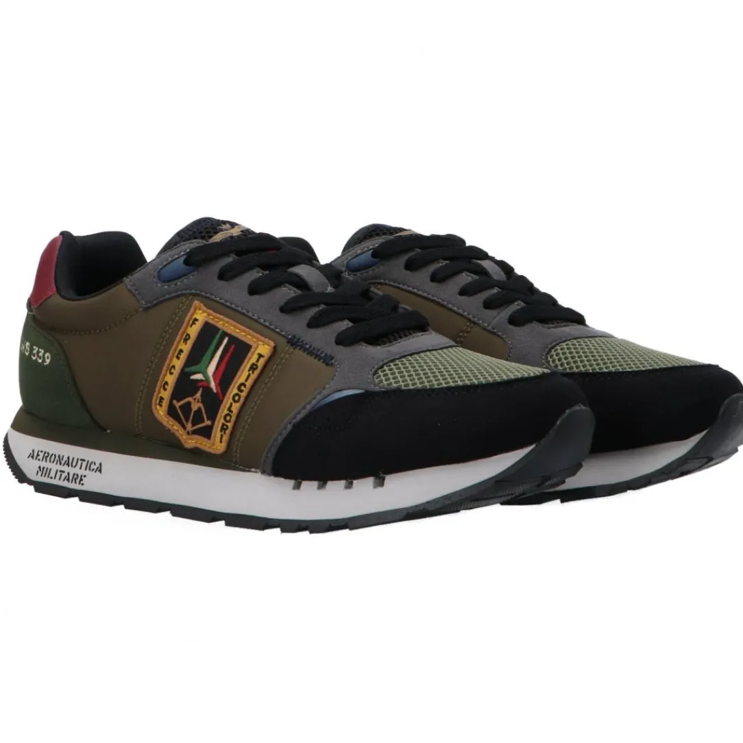 frecce_tricolore_scct__ve_1.webp Aereonautica Militare Uomo Sneakers-Frecce tricolore SC292CT3331 242 Verde scuro