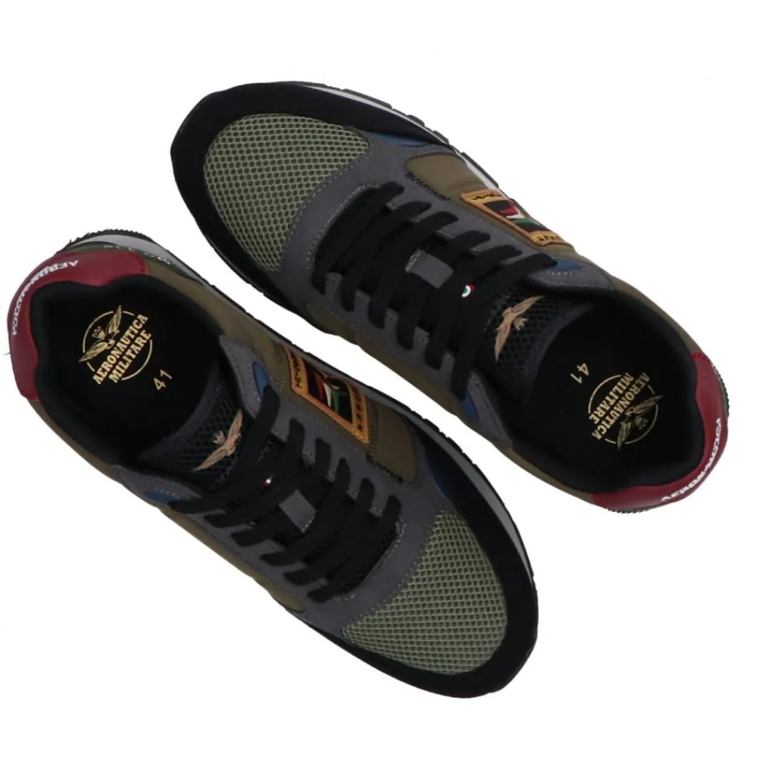 frecce_tricolore_scct__ve_4.webp Aereonautica Militare Uomo Sneakers-Frecce tricolore SC292CT3331 242 Verde scuro
