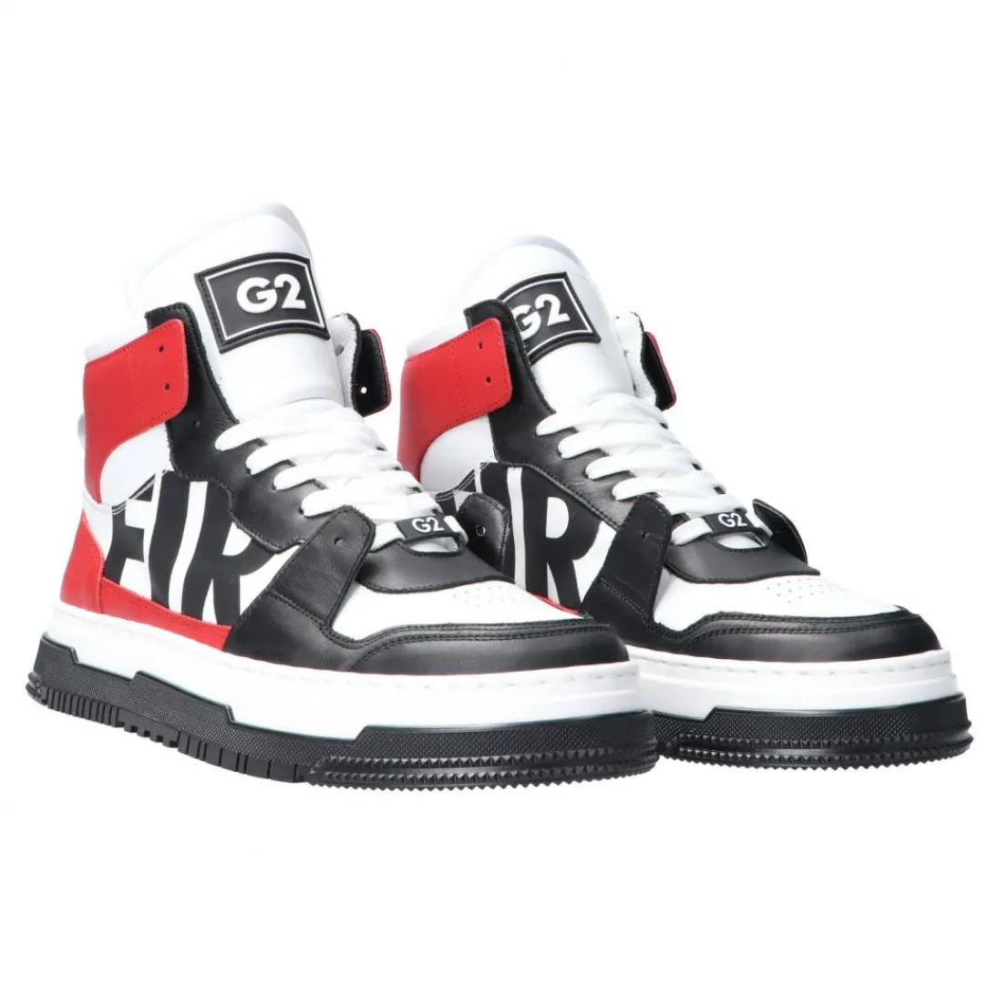 g_maxi_logo_stringata_bia_1.webp G2Firenze Uomo Sneakers-G2 Maxi logo stringata Bianco/Nero