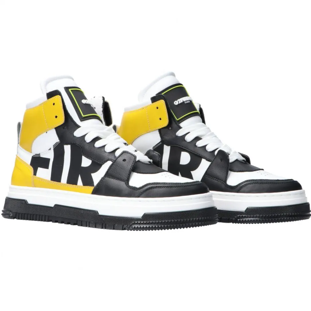 g_maxi_logo_stringata_gia_1.webp G2Firenze Uomo Sneakers-G2 Maxi logo stringata Gialle