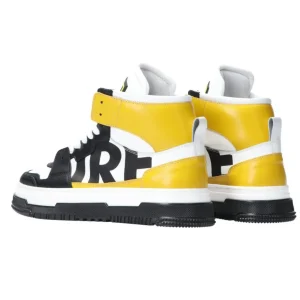 G2Firenze Uomo Sneakers-G2 Maxi logo stringata Gialle