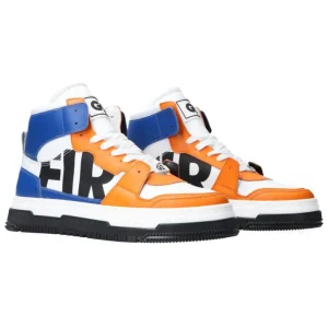 G2Firenze Uomo Sneakers-G2 Maxi logo stringata Multicolore