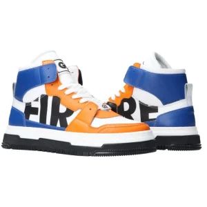 G2Firenze Uomo Sneakers-G2 Maxi logo stringata Multicolore