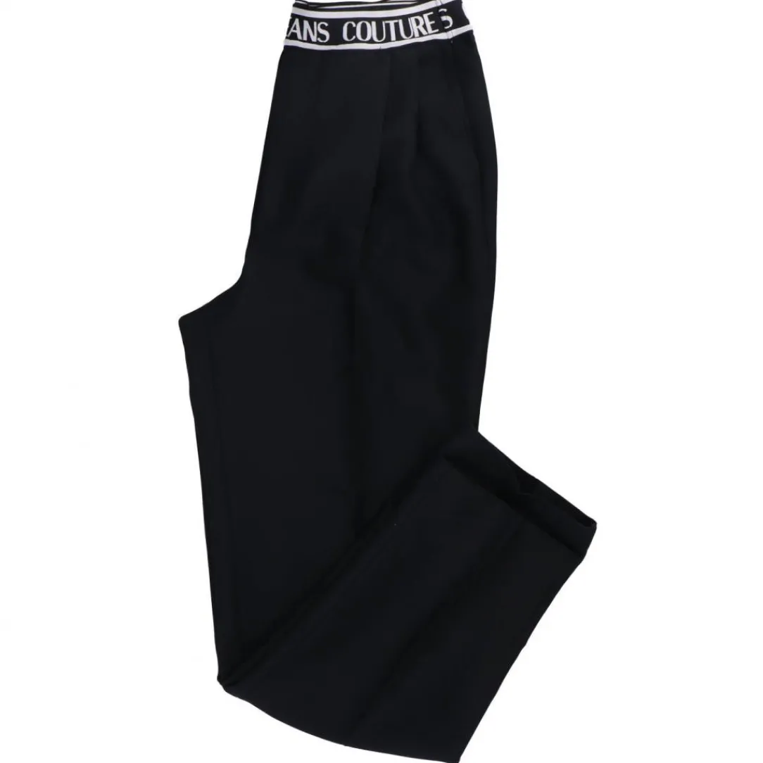 gaa_logo_trousers_canvas__0.webp Versace Abbigliamento Pantaloni-77GAA101 LOGO TROUSERS CANVAS Nero