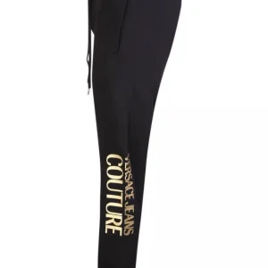 Versace Abbigliamento Tute-74GAAT01 TUTA GARZATA Nero Oro