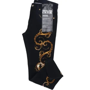Versace Abbigliamento Jeans-77GAB50P SLIM MILANO PANEL Nero