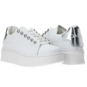 Gaelle Paris Donna Sneakers-GACAW1304 LEATHER Argento