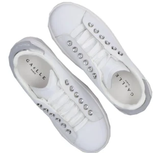 Gaelle Paris Donna Sneakers-GACAW1304 LEATHER Argento