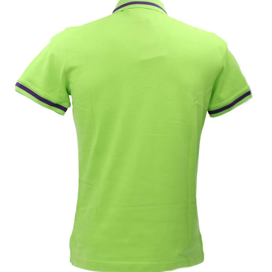 gagt_polo_color_verde_mel_2.webp Versace Abbigliamento Polo-74GAGT07 POLO COLOR Verde Mela
