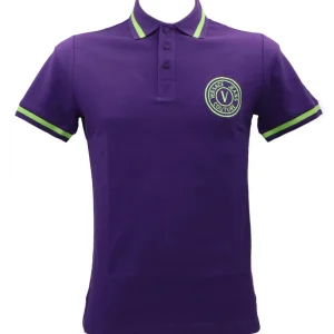 Versace Abbigliamento Polo-74GAGT07 POLO COLOR Viola
