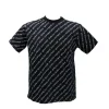 Versace Uomo T-Shirt-75GAH6R0 INTERLOCK PRINT Nero