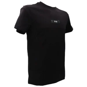 Versace Uomo T-Shirt-77GAH6S3 PATCH LOGO Nero