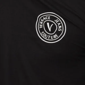 Versace Uomo T-Shirt-74GAHT06 VEBLEM RUBB SMALL Nero