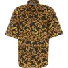 Versace Abbigliamento Camicia-74GAL211 CAMICIA PRINT Nero Oro