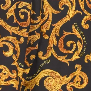 Versace Abbigliamento Camicia-74GAL211 CAMICIA PRINT Nero Oro