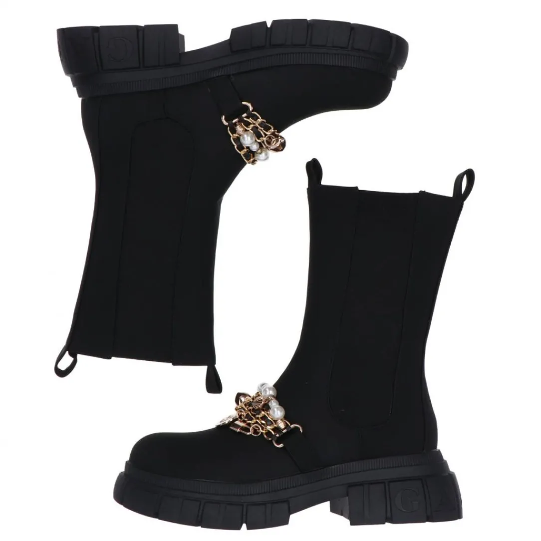 gbcdp_ecopelle_con_charms_4.webp Gaelle Paris Donna Stivaletti E Stivali-GBCDP3121 ECOPELLE CON CHARMS Nero