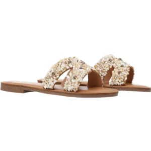 Gold&Gold Donna Sandali-GC 678 corallo Beige