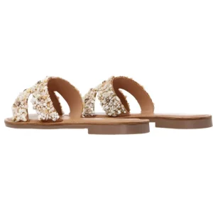 Gold&Gold Donna Sandali-GC 678 corallo Beige