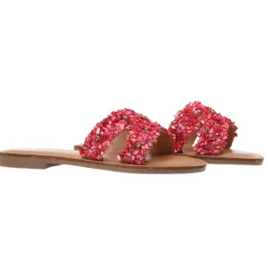 Gold&Gold Donna Sandali-GC 678 corallo Rosso