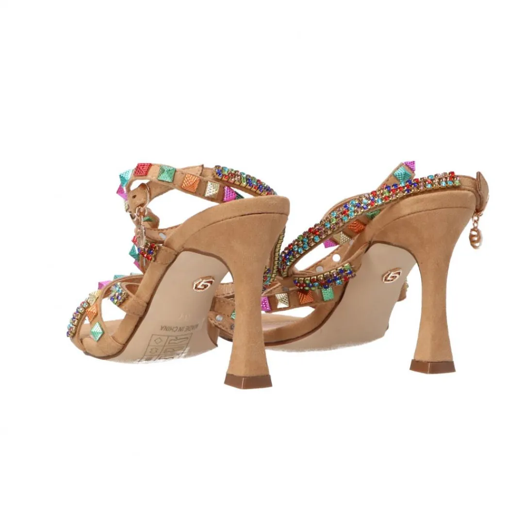 gc__tacco_multicolor_marr_3.webp Gold&Gold Donna Sandali-GC 670 tacco multicolor Marrone