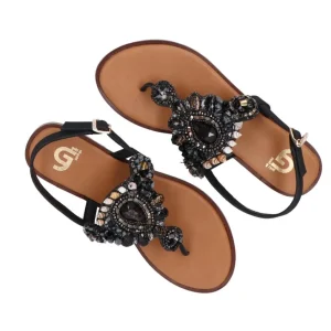 Gold&Gold Donna Sandali-GC672 infradito Nero