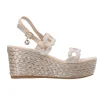 Gold&Gold Donna Sandali-GC681 zeppa Beige