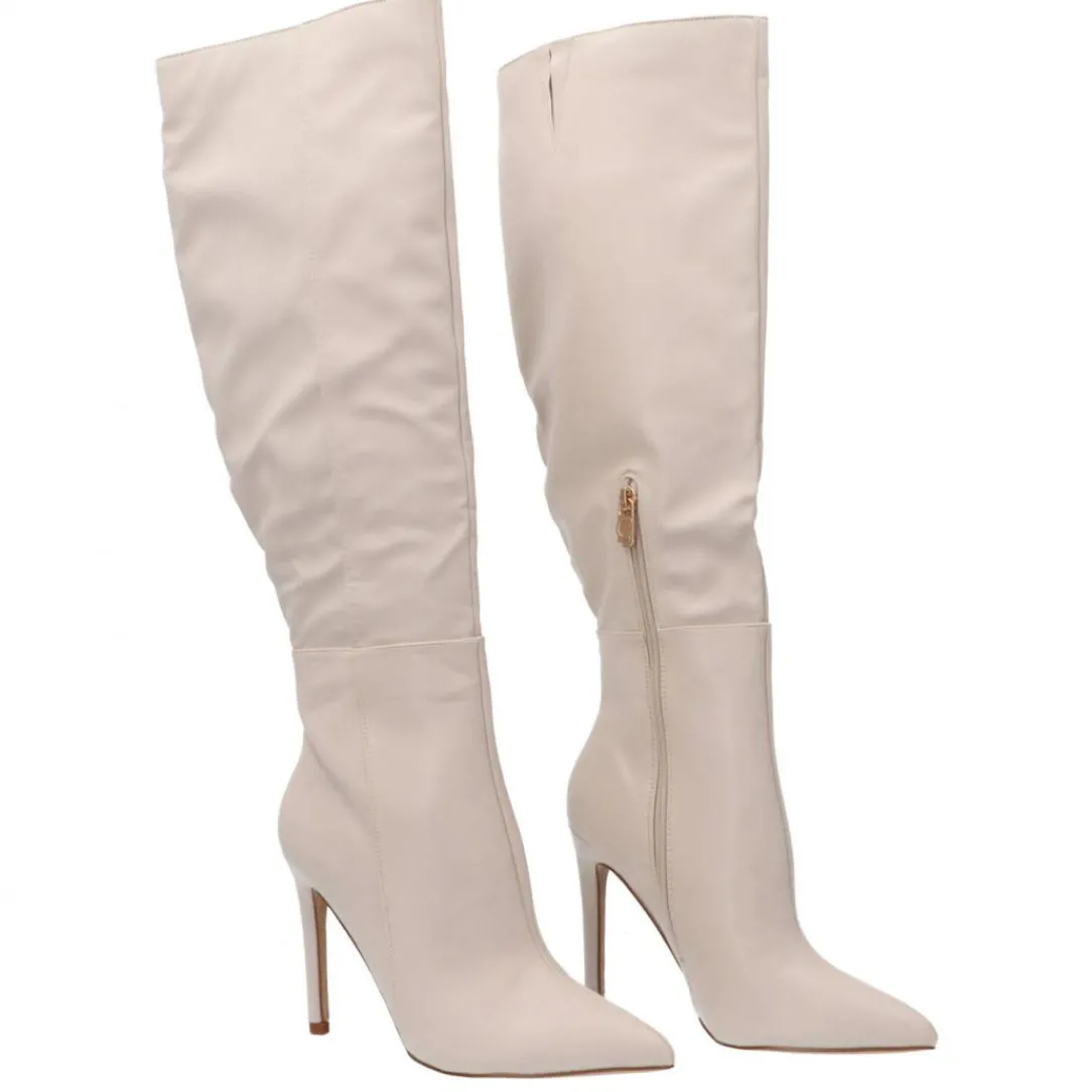 gd_ecoleather_beige_1.webp Gold&Gold Donna Stivaletti E Stivali-GD849 ecoleather Beige