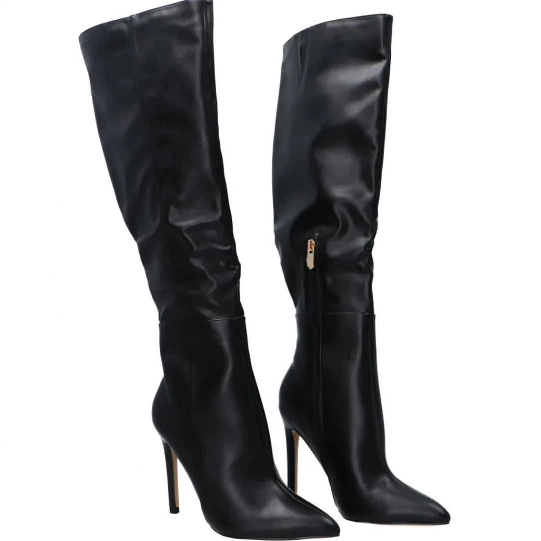 gd_ecoleather_nero_1.webp Gold&Gold Donna Stivaletti E Stivali-GD849 ecoleather Nero