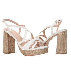 Gold&Gold Donna Sandali-GD87 intreccio Off white