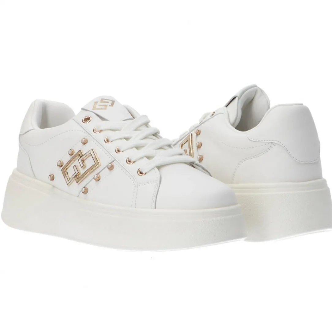 gg_metallic_gb__bianco_2.webp Gold&Gold Donna Sneakers-GG Metallic GB 881 Bianco