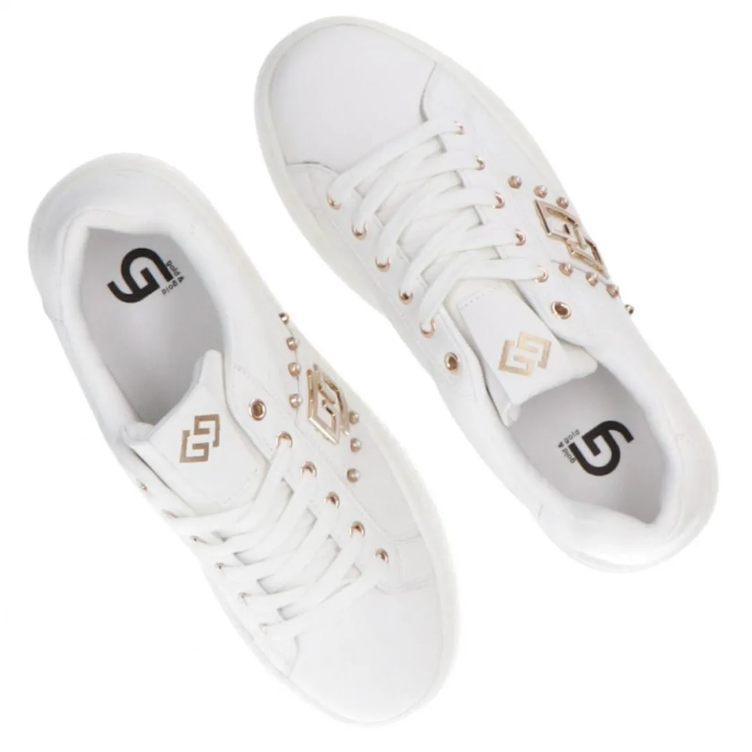 gg_metallic_gb__bianco_4.webp Gold&Gold Donna Sneakers-GG Metallic GB 881 Bianco